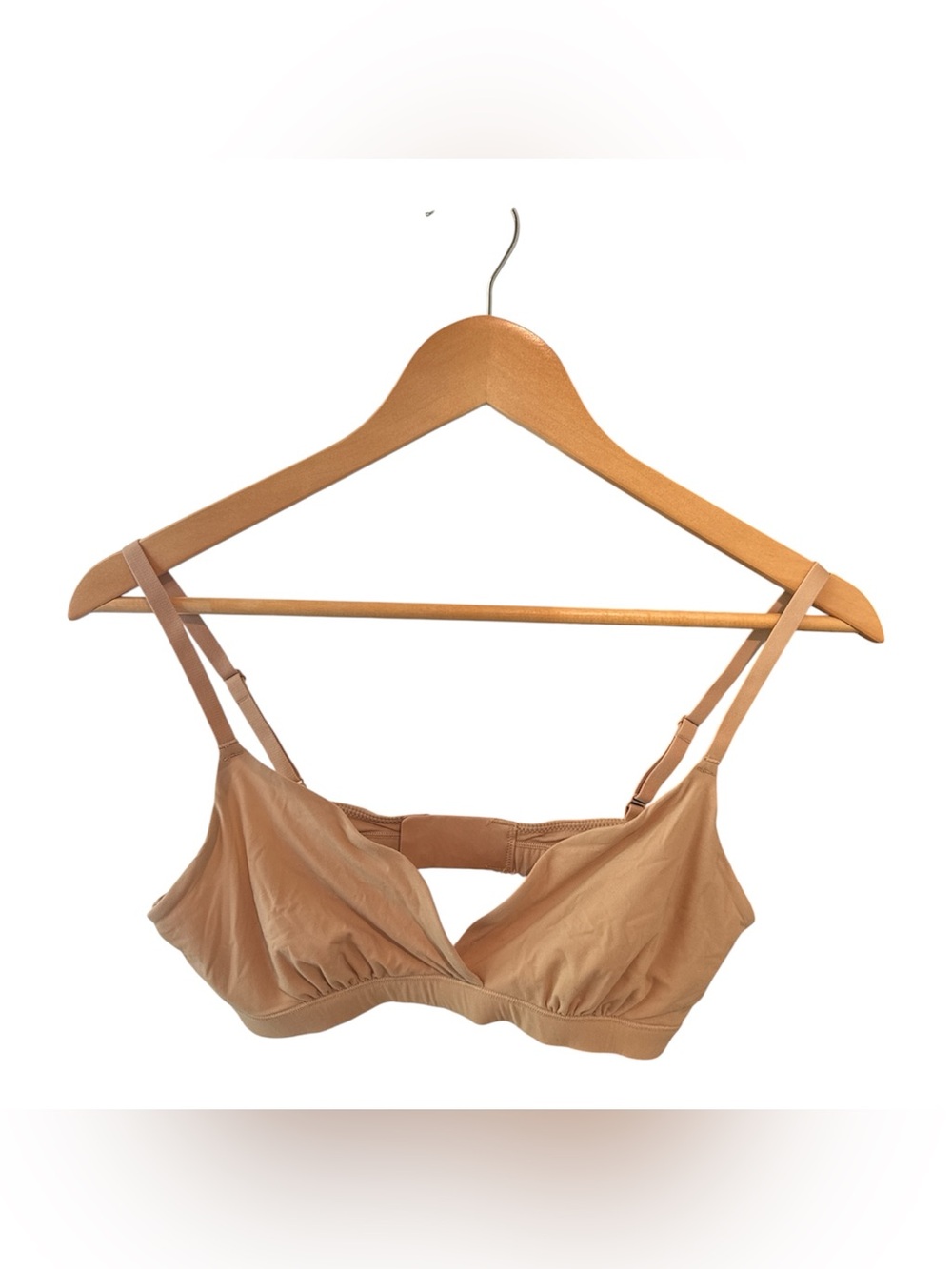 SKIMS Fits Everybody Crossover Bralette Size M Clay NWOT